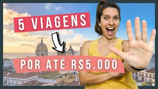 5 VIAGENS INTERNACIONAIS POR 5 MIL REAIS cada | Viaje por 7 dias ainda em 2022 e 2023