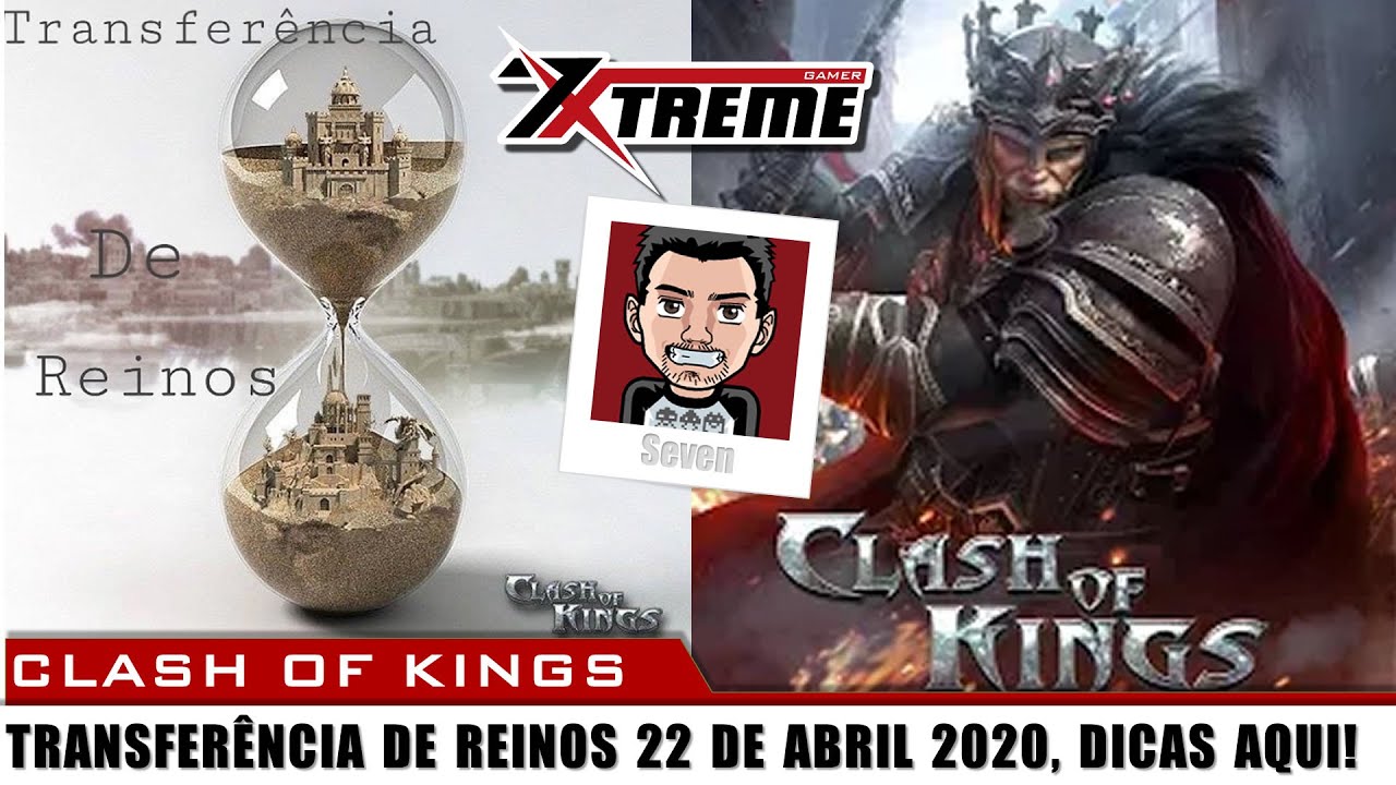 CLASH OF KINGS, TRANSFERÊNCIA DE REINOS, SAIBA TUDO AQUI! 