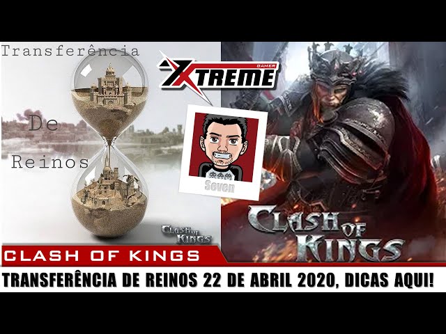 CLASH OF KINGS, TRANSFERÊNCIA DE REINOS, SAIBA TUDO AQUI! 