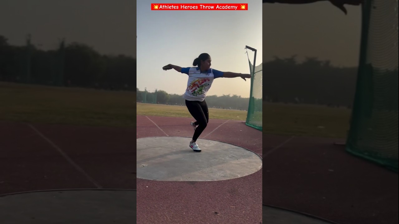 ✨Discus Throw technique for Girl ✨ Coach:- Monti Dhankar 🇮🇳 
