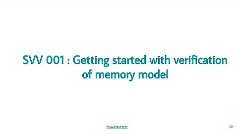 Memory RW Test -Quick Verilog Review :: Part 1 Verification Concepts :: SystemVerilog - Verification