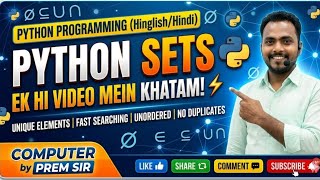 “Python Sets Magic ✨ | Union, Intersection in Easy Way #lccsgnr1995 #education #viral #ytshorts 