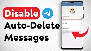 How To Disable Auto-Delete Messages In Telegram - Full Guide