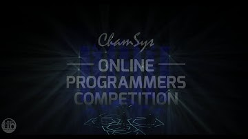 Chamsys online programmers competition 2023