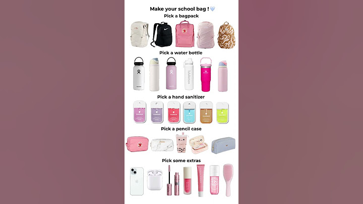 Make your school bag !! 🤍 #preppy #backpack #school #viralvideo