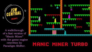 Manic Miner Turbo walkthrough | ZX Spectrum | JSWCL-196