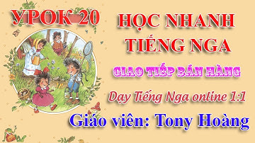 Bài 20: Các mẫu câu giao tiếp Tiếng Nga hàng ngày | Thầy Hoàng dạy giao tiếp Online 1:1