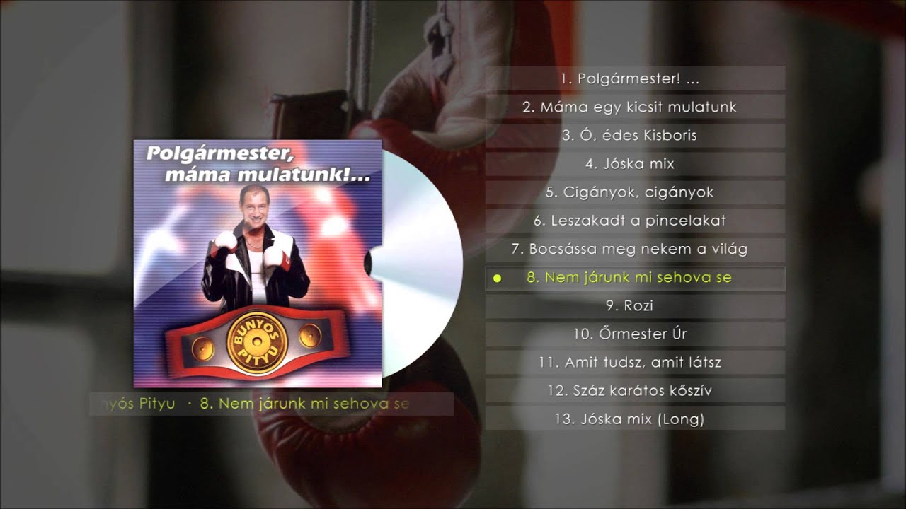 Bunyós Pityu - Polgármester máma mulatunk! (Teljes album)