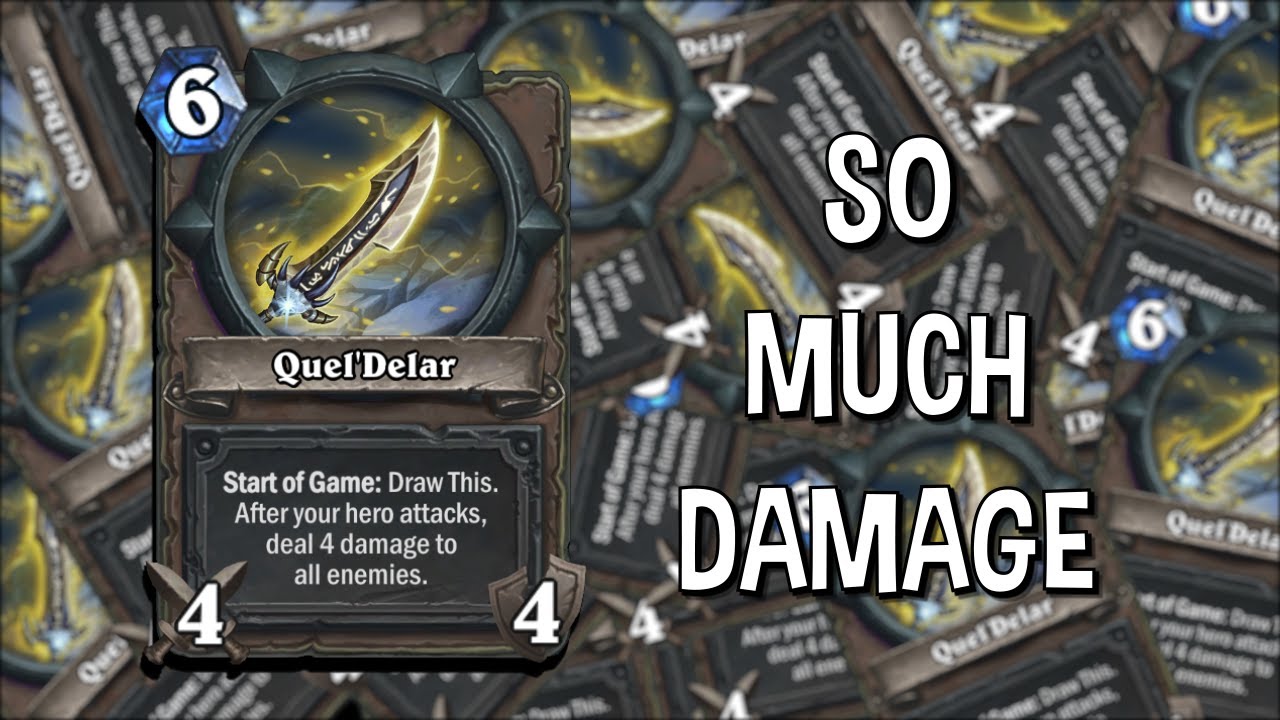 Hearthstone This is Why Quel'Delar is Ultra Rare YouTube
