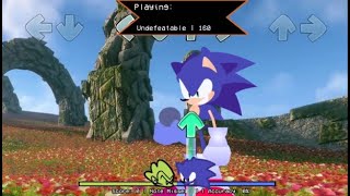 Sonic Frontiers Undefeatable + Break Through it All in FNF