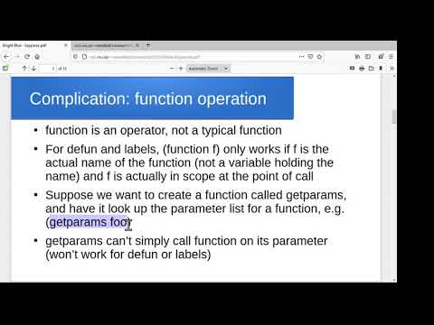 Parsing lisp in