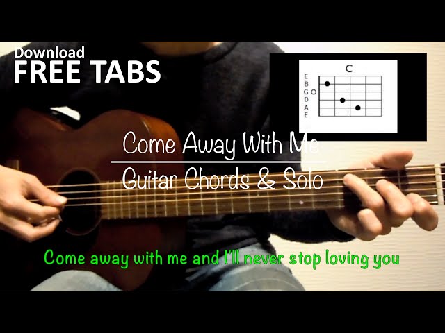 Come Away With Me Norah Jones Guitar Lesson (EASY) 