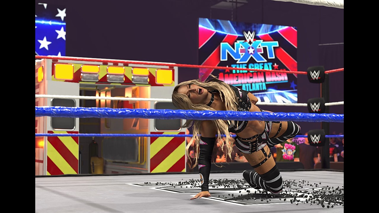 WWE 2K26 RAQUEL RODRIGUEZ VS KARMEN PETROVIC AMBULANCE MATCH NXT
