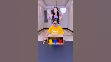 The Color Matching Challenge, So Exciting, Give It A Try! # Funnyfamily# Party Games