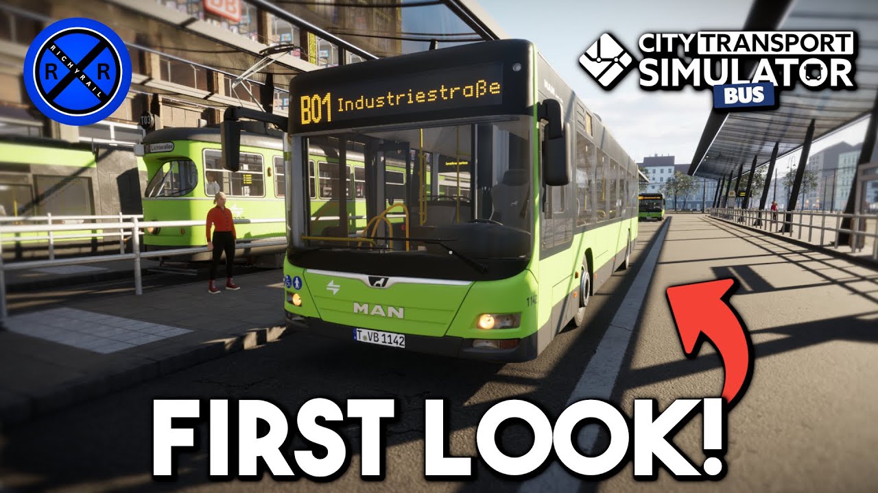FIRST LOOK at City Transport Simulator: BUS!! (Early Access)