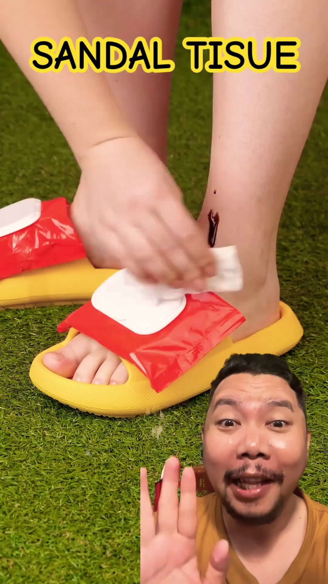 SANDAL TISUE LANGSUNG BERSIH!!!??