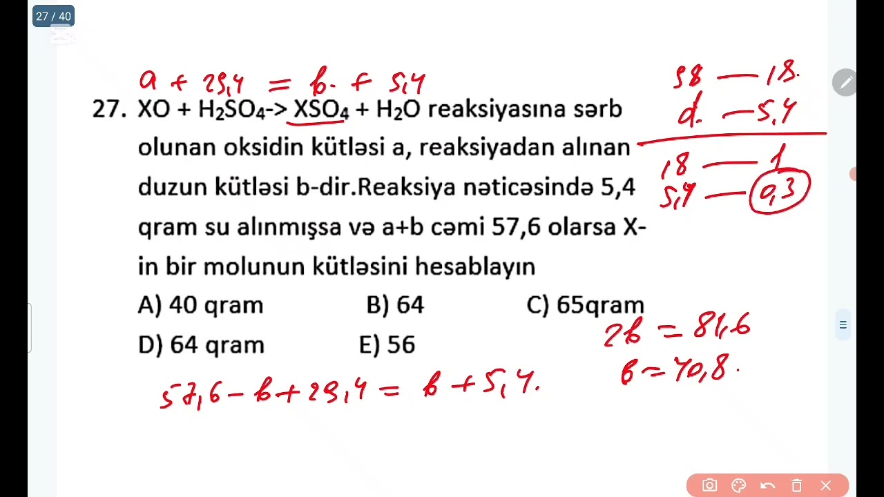MHM MIQ sınaq 6 (2025) sual 21-40