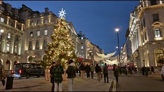 London City Walk Christmas Lights on Friday Night 2023