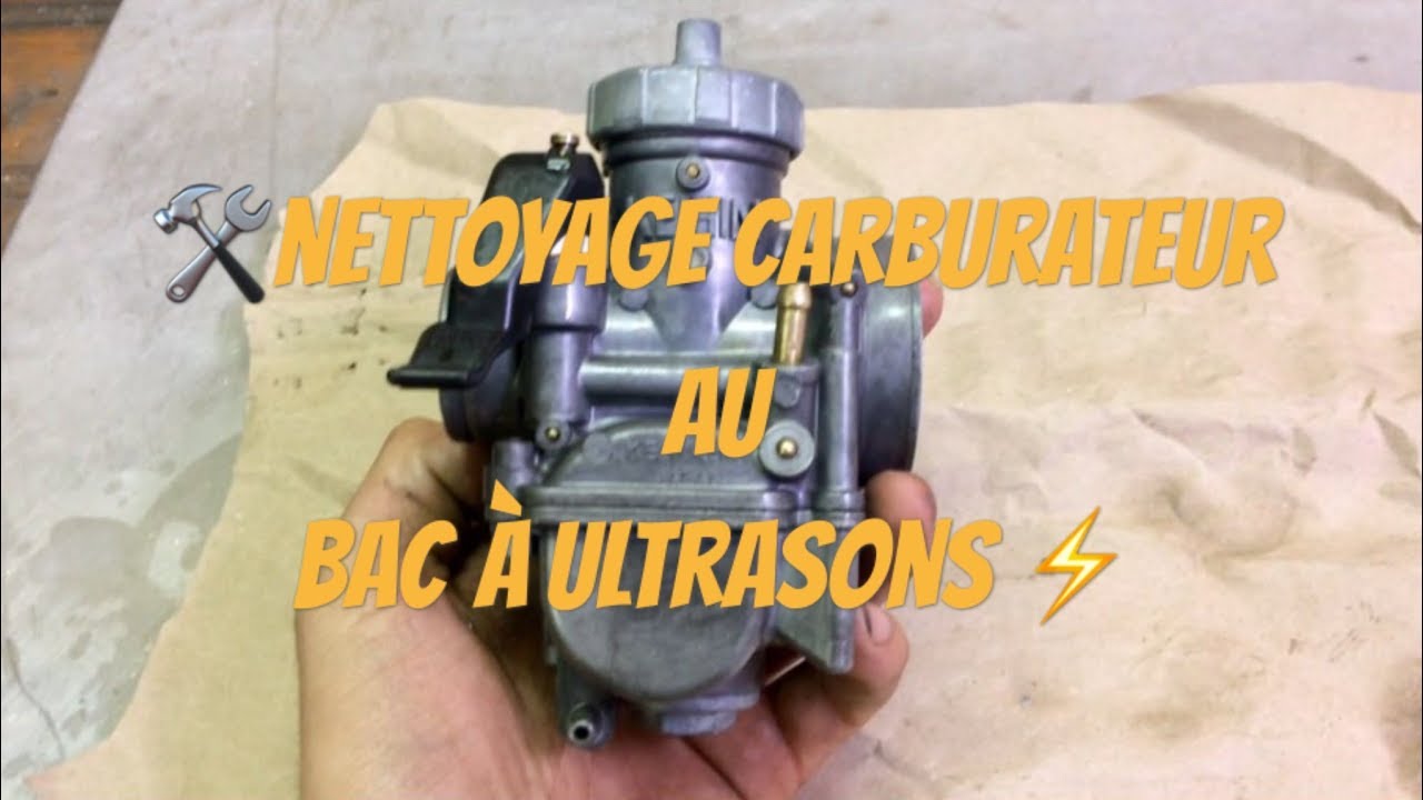 ✋️TEST NETTOYAGE CARBURATEUR AVEC BAC A ULTRASONS 🔊 