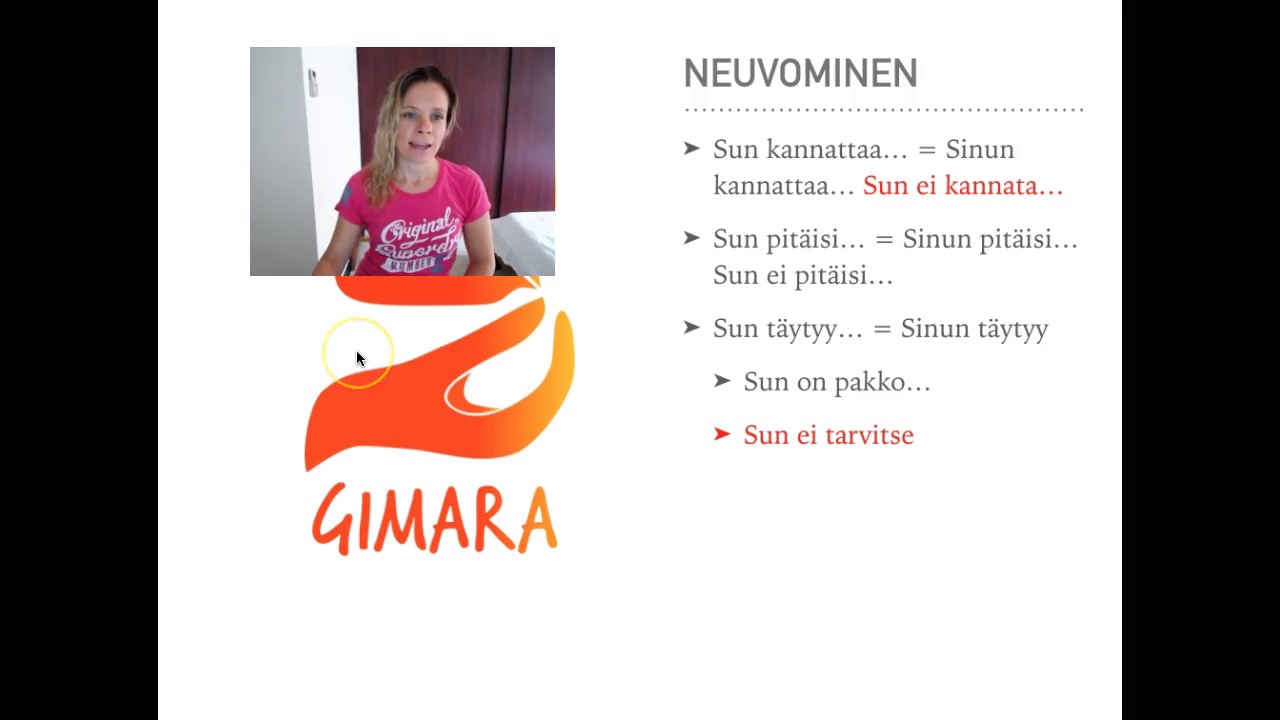 Mielipide ja neuvominen suomeksi