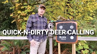 Quick-N-Dirty Deer Calling Tips