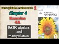 New syllables mathematics 1|Chapter 4 exercise 4A|Basic Algebra and manipulation|Physics point