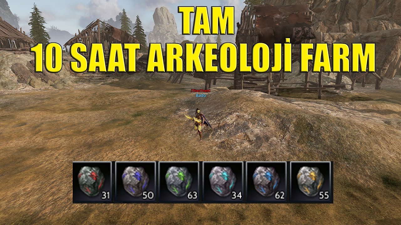 Rise Online Tam 10 Saat Arkeoloji Farmladık