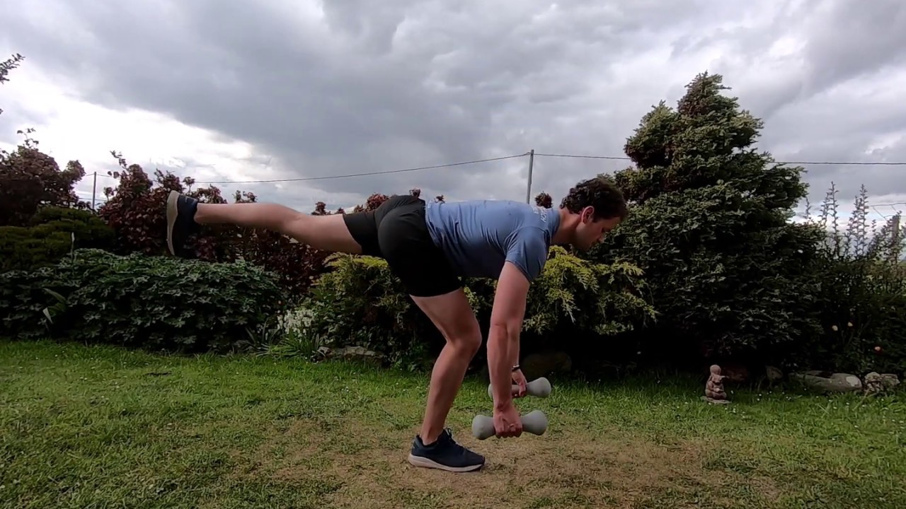 Single Leg Db Rdl TheLakesCoach - Dumbbell Single Leg RDL - YouTube