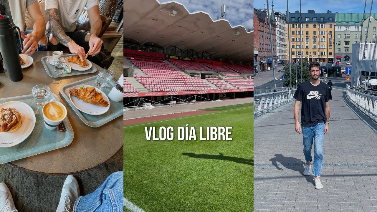 Viajo a ver un partido de la primera división de Finlandia Vlog día