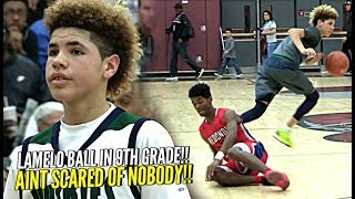 LaMelo Ball In 9th Grade!! ONLY 13 Years Old & Wasn't SCARED OF NOBODY!!! The Baby Faced Assassin!