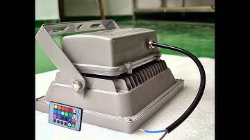 led flood lighting which could change its color with RGB fixture