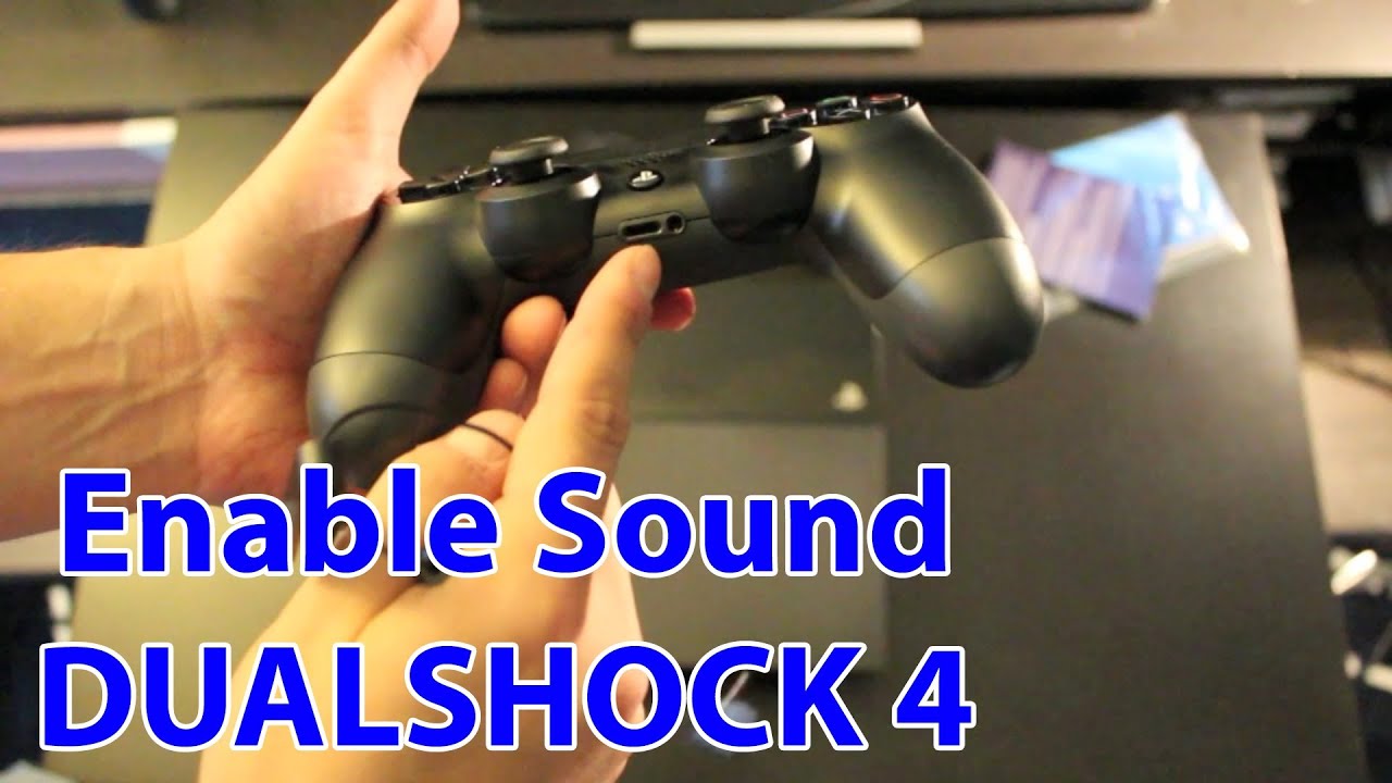 How To Enable Sound On The PS4 Controller And Use Headphones 