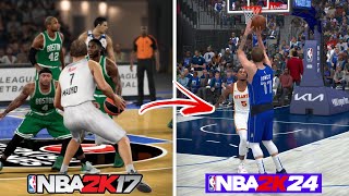Step-Back Jumper With Luka Doncic On Every NBA 2K!