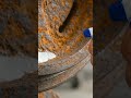 Rusted Pulley Wheel Cleaning | Satisfying Transformation#RustRemoval #MetalCleaning #Transformation
