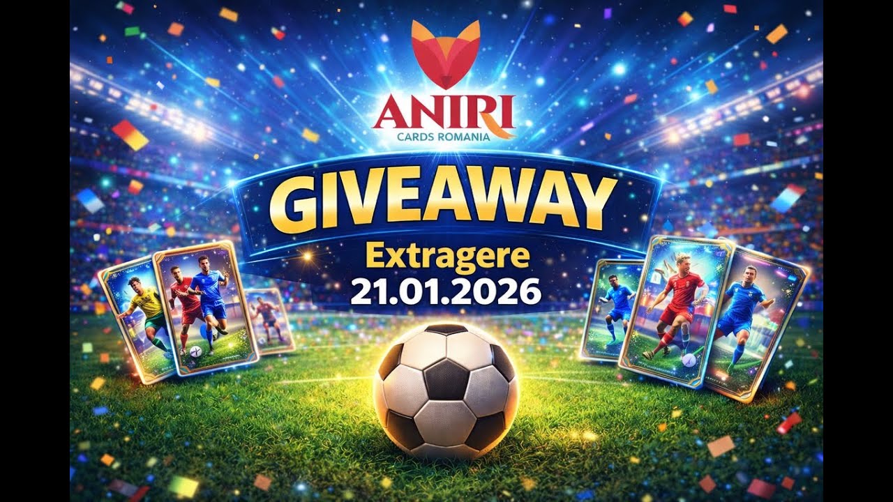 Extragere Giveaway Messi Auto plus 19 carduri rare 21.01.2026