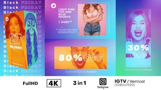 Black Friday Sale Promo ★ After Effects Template ★ AE Templates