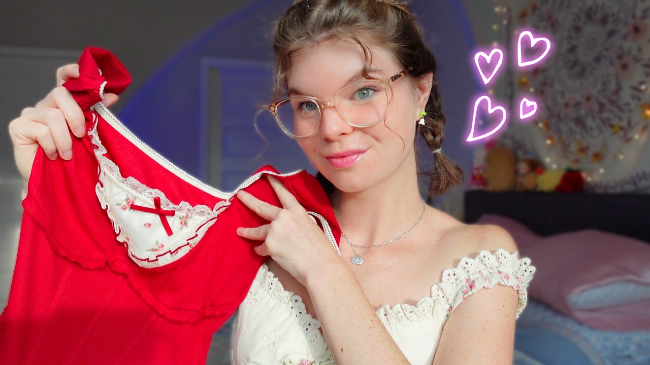 ASMR clothing haul & try-on 🛍 fabric scratching + over explaining