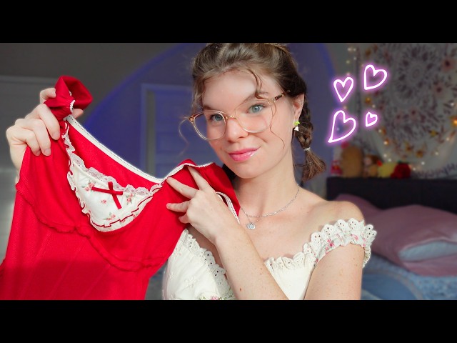 ASMR clothing haul & try-on 🛍 fabric scratching + over explaining