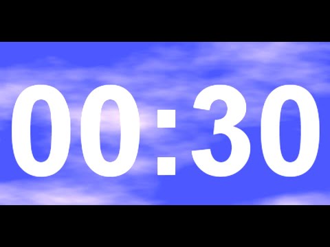30 sec timer | Set a timer for 30 seconds | Timer with seconds | Countdown from 30 seconds