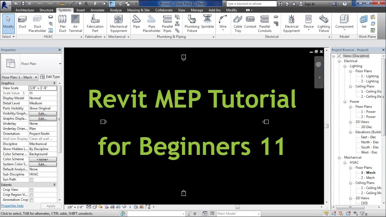 Electrical 3 : Revit MEP Tutorial for Beginners #CaddShip 11 - YouTube