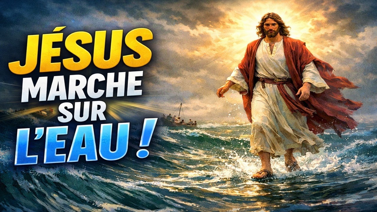 Jésus marche sur l’eau – Le miracle au milieu de la tempête | Histoire biblique