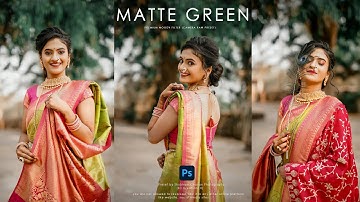 Outdoor Photography Preset l Photoshop Matte Green Preset XMP & DNG l SC Creation II