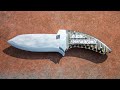 Making this knife from a 1947 car.