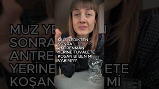 Koşudan önce muz yemiyorum 🍌🚫 #koşu #runningfuel #running  #bearista