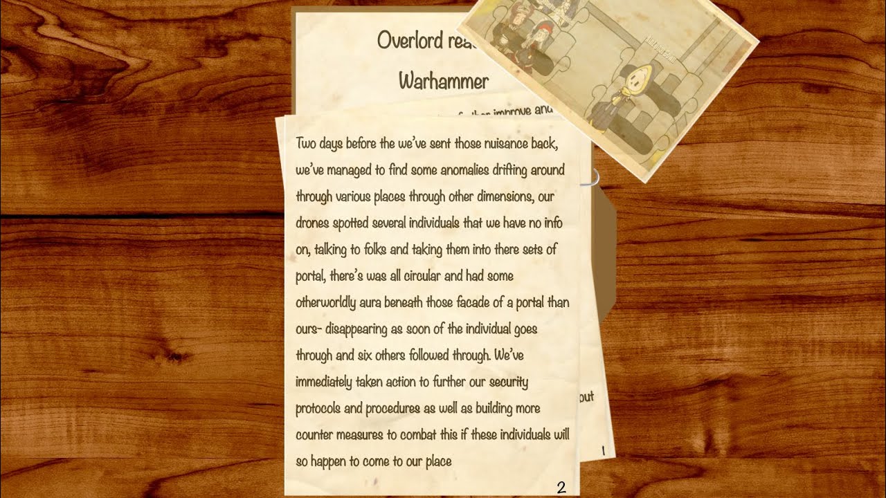 Overlord react to Warhammer: Secret level