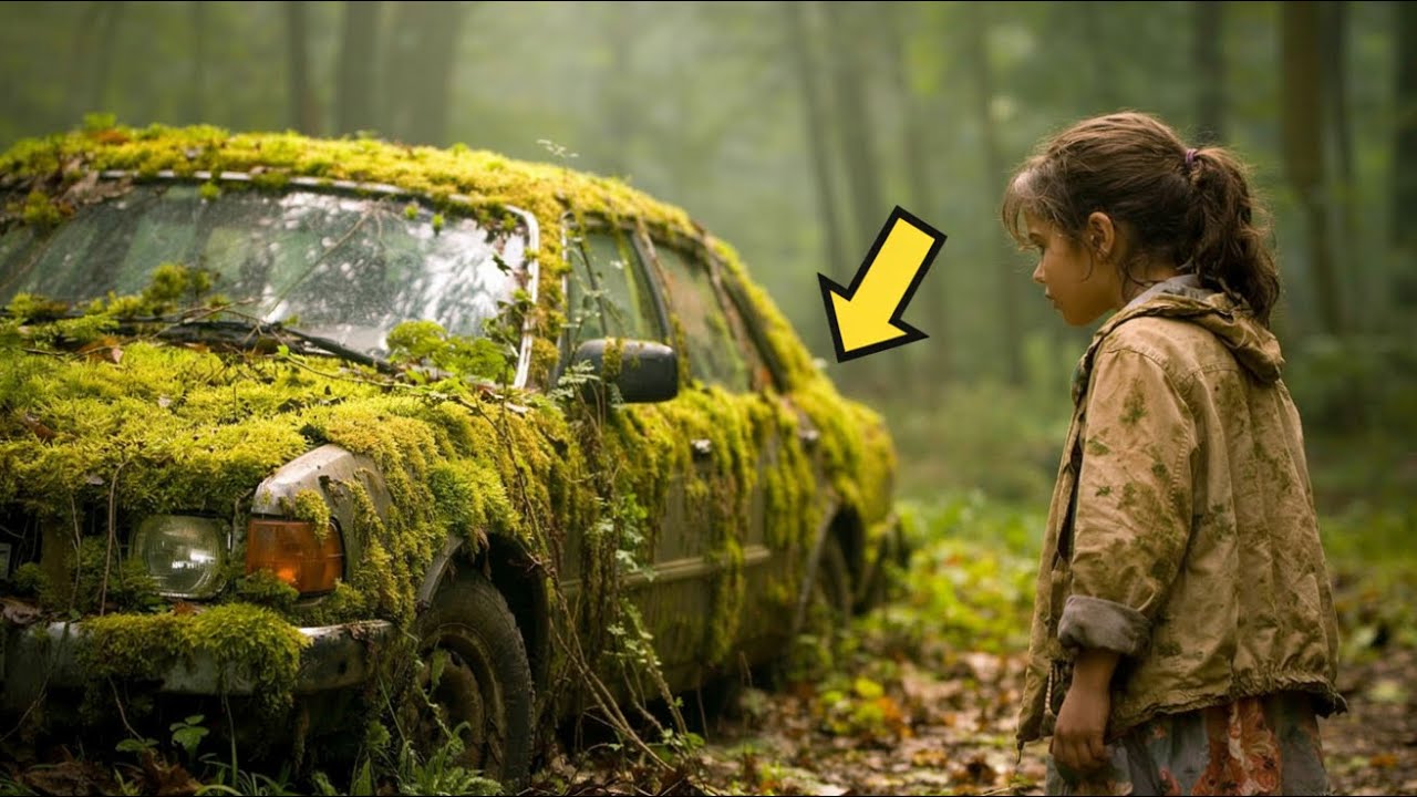 FILLE ORPHELINE VIT DANS UNE VIEILLE VOITURE… MAIS CE QU'ELLE TROUVE DANS LE COFFRE…