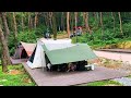 Summer Camping at County Park in South Korea - Family Camping Trip