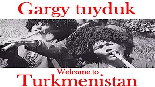 Gargy tuyduk is a national musical instrument. Turkmenistan.