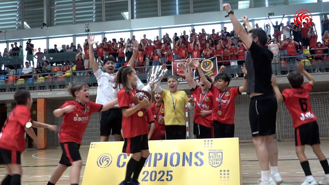 Resum Final Copa Catalunya Benjamí FS 2025: Industrias Santa Coloma 3 - 6 FS Ripollet