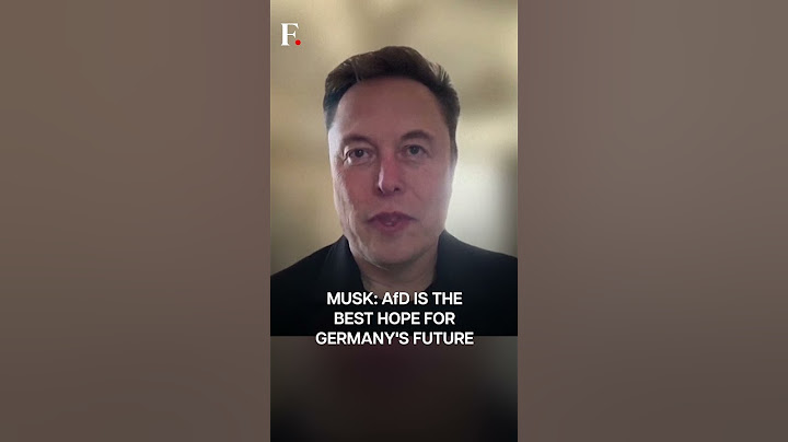 Musk Addresses Germany’s Afd Campaign Launch | Subscribe to FirstPost | N18G